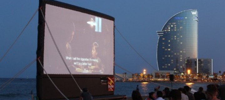 Cine al aire libre, un verano de película en Barcelona