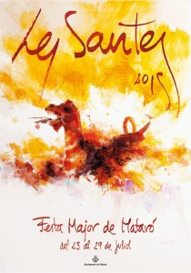 Cartel de la Fiesta Mayor de Mataró 2015
