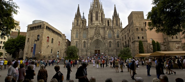 The Gothic District, a labyrinthine route through the centre of Barcelona