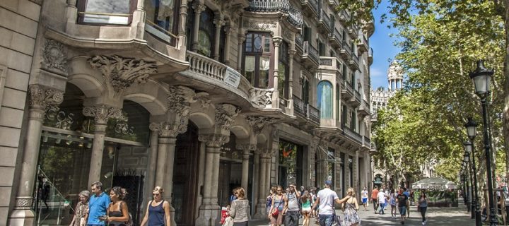 Paseo de Gracia, l’avenue la plus élégante de Barcelone