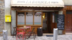 Façade du restaurant La Bambola