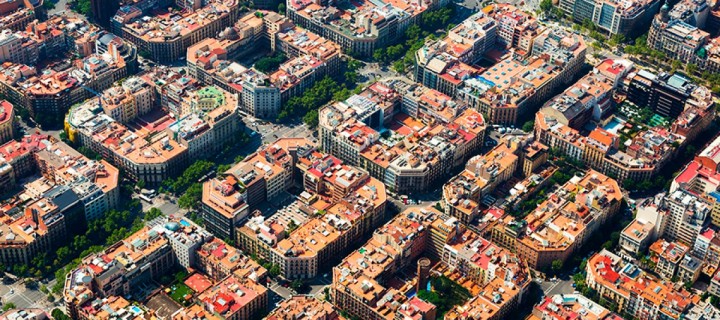 The Eixample District of Barcelona