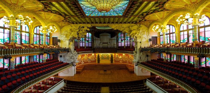 El Palau de la Música Catalana, joya del modernismo en Barcelona